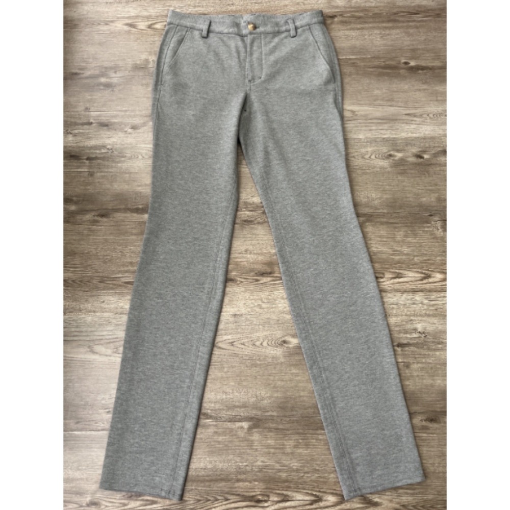 Kit and Ace Technical Dress Pants Mens 32x36 Grey Ponte Knit Slim Fit Commuter